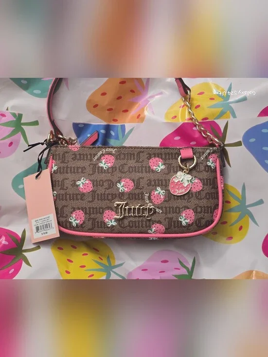 Juicy Couture Berry Sweet Shoulder Bag NWT