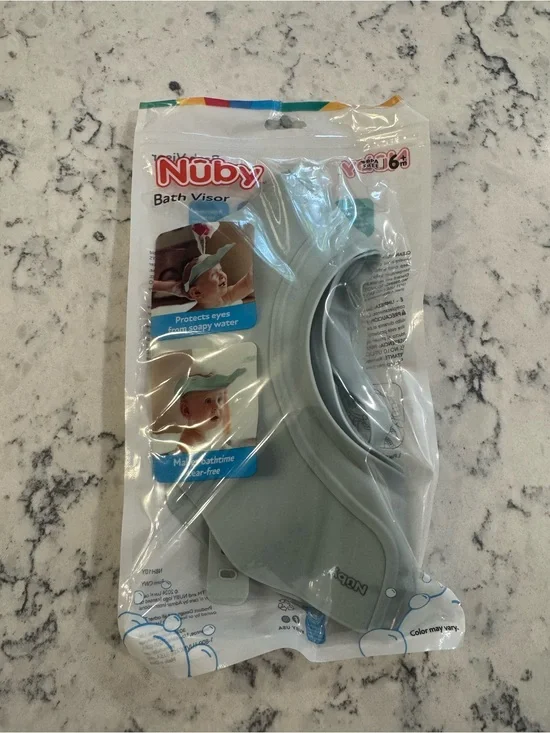 NUBY Kids Bath Visor 6mo+ BPA Free New in package.