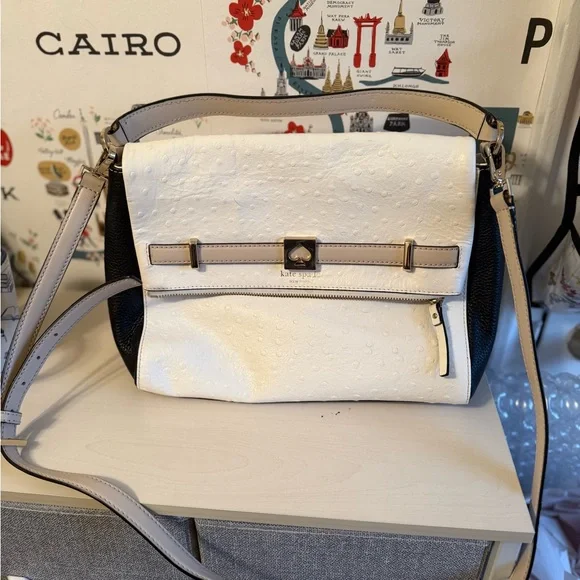 Kate Spade White and‎ Black Women's Bag