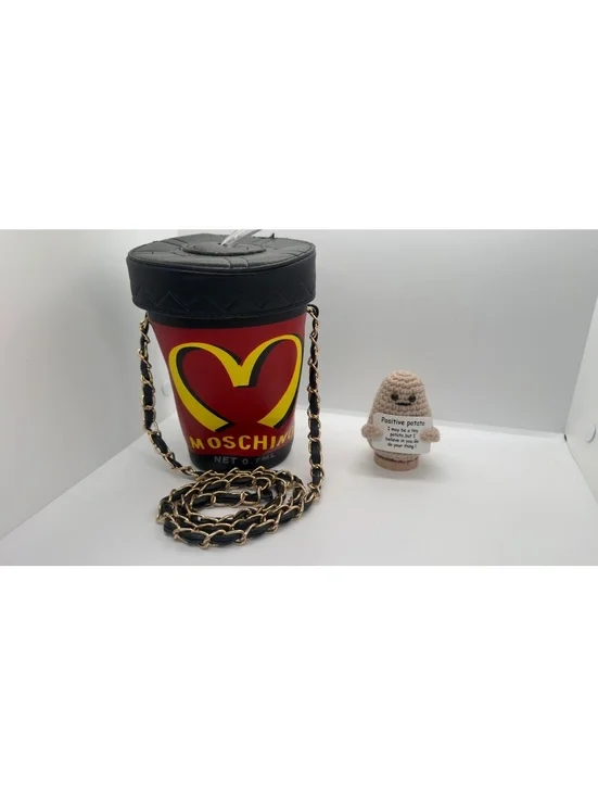 Moschino Happy Meal Soda McDonalds Cola Milkshake Purse Bag