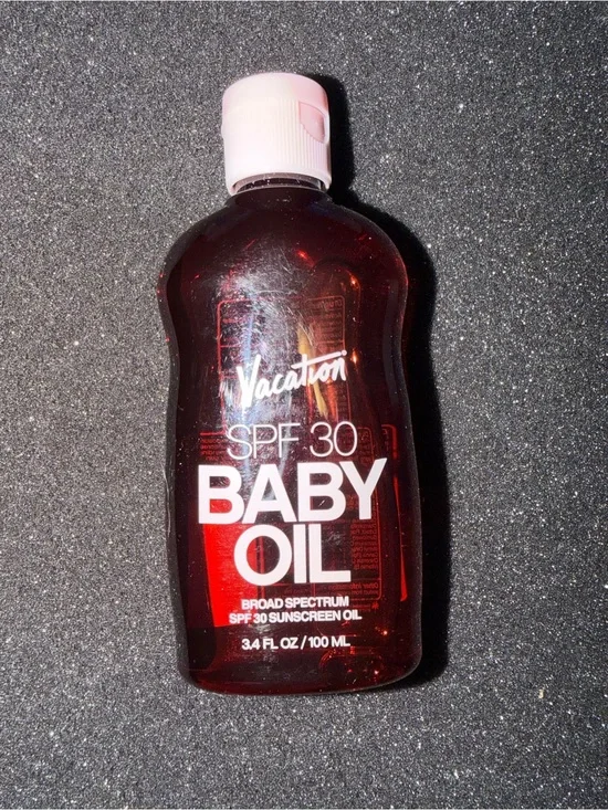 Vacation Baby Oil SPF 30 3.4 oz. NEW