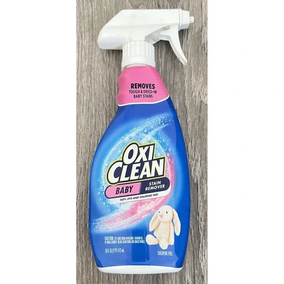 OxiClean Baby Stain Remover Spray 22 Fl. Oz Chlorine Dye Free HTF‎ Discontinued