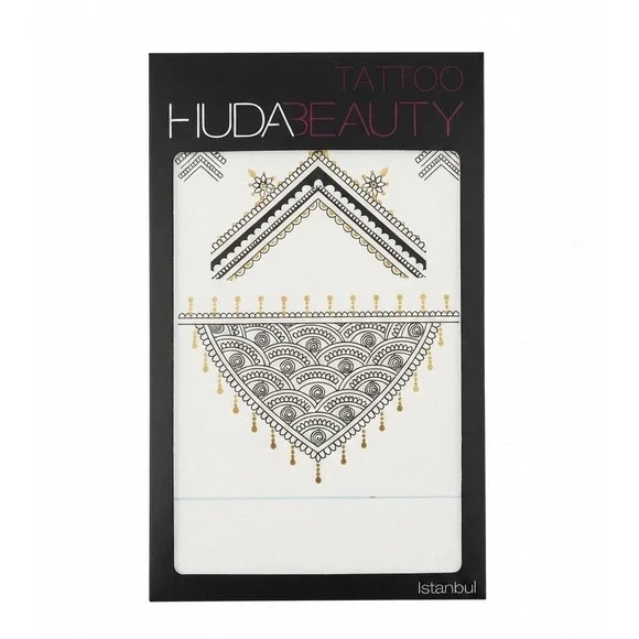Huda Beauty Henna Inspired Temporary Tattoo Limited Edition Wedding Boho Chc