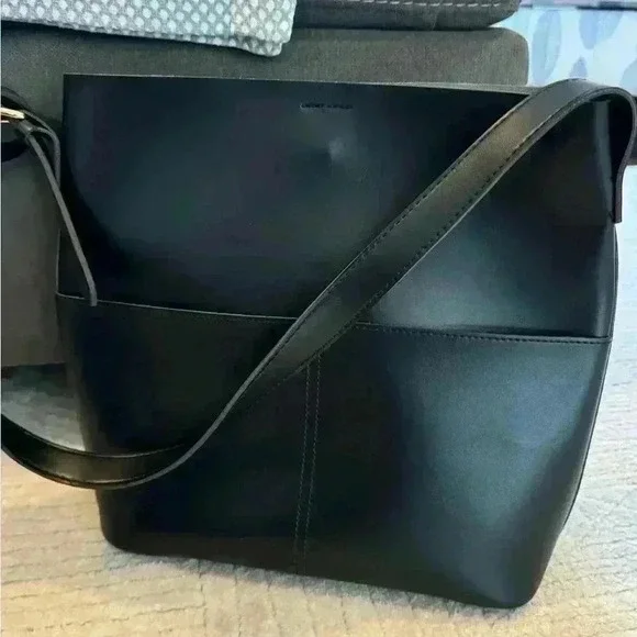 Unbranded black faux leather shoulder purse NWOT