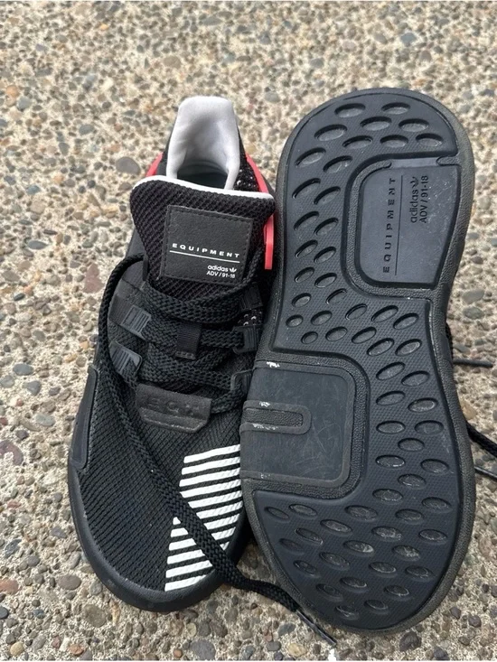 adidas  Black White Red Men's Sneakers