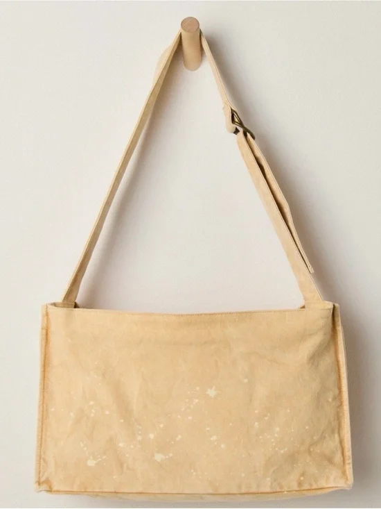 NWT Free People Camp Crush Sling Bag in Neutral