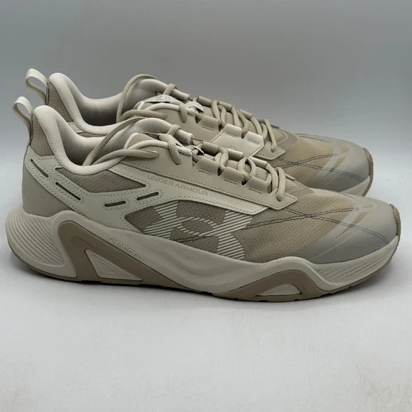 Under Armour UA Charged Commit TR 5 Shoes Mens Size 14 Brown Gym 3026606-200