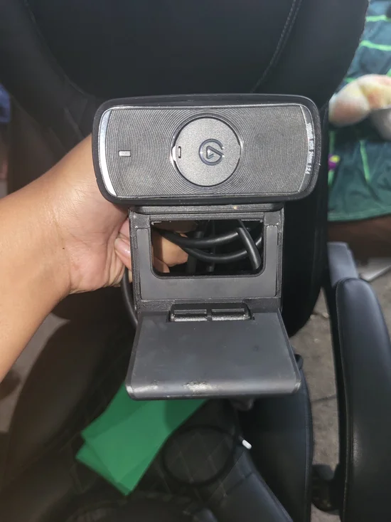 Black External Microphone/Camera Mount - Black