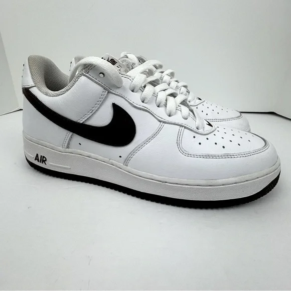 Nike Air Force 1 Low Anniversary Edition. White and Chocolate Brown. Mens size 9