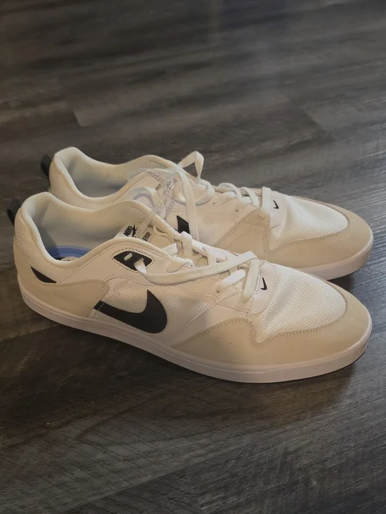 Nike Men’s Alleyoop Sb White Black Size 14
