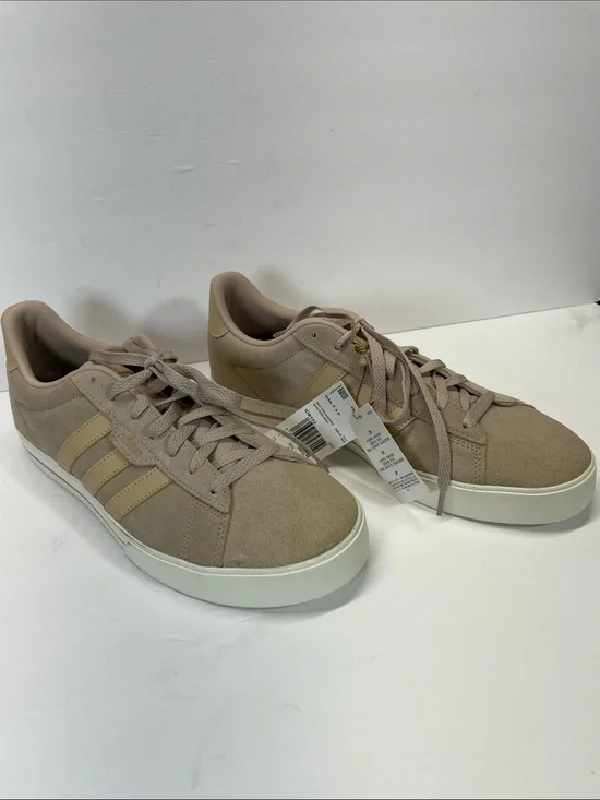 adidas skateboard Men's Beige Suede Low-Top Sneakers