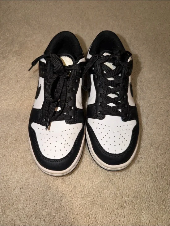 Nike Dunk Low “Panda” Black and White Sneakers.