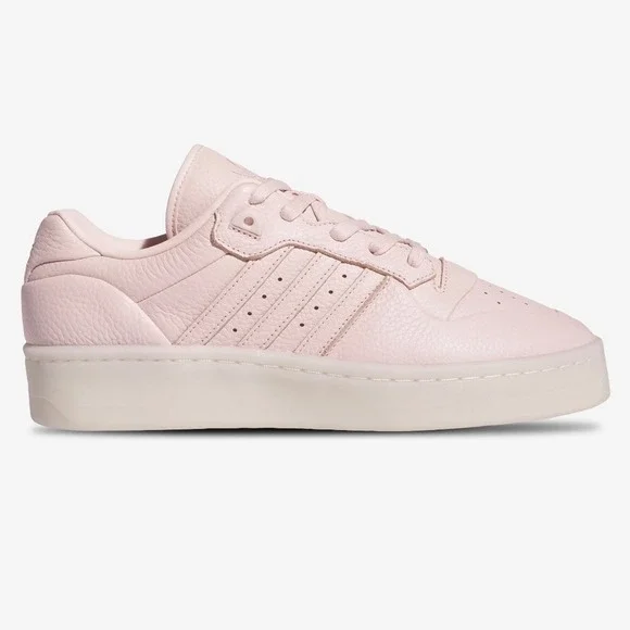 NWT Adidas Rivalry Lux Low Pink Leather Sneakers‎ Men's Size 12