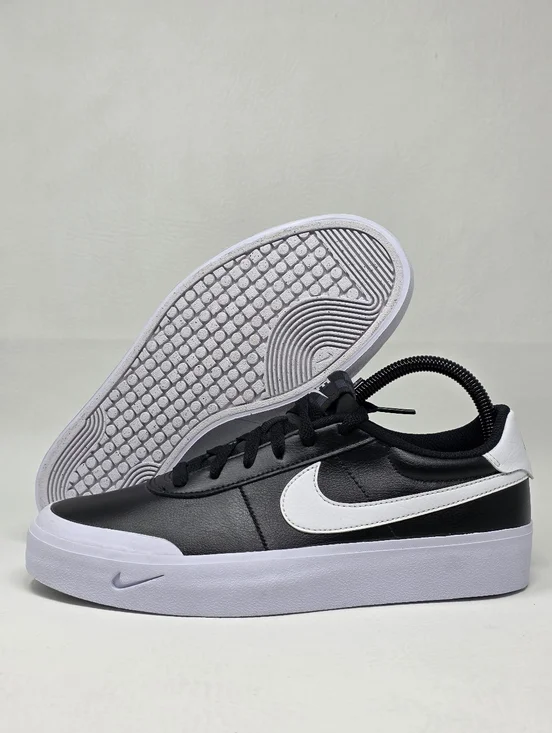 Nike Court Shot Men's Sneakers Shoes Black White FQ8146-002 Low Size 8 NEW