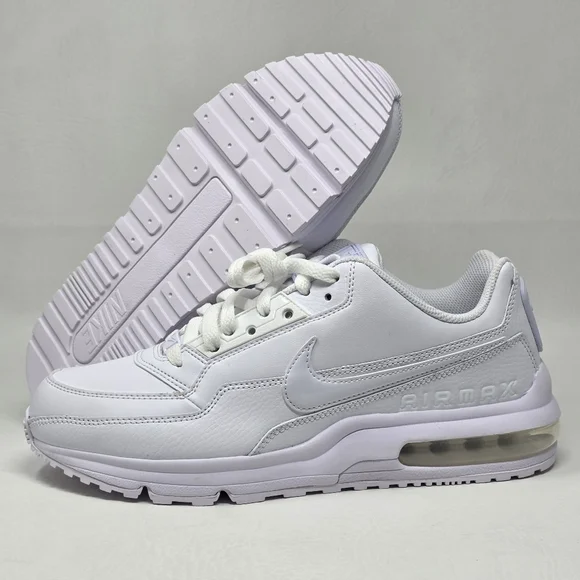 Nike Air Max LTD 3 Triple White Men's Size  8 Sneakers Shoes 687977-111 New