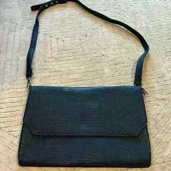 Francine’s collections Lenox lizard shoulder purse