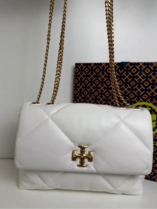 NWT Tory Burch Kira Diamond Quilt Convertible Shoulder Bag