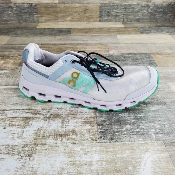 ON Cloudvista CN Frost Parakeet Mens Shoes Sz 10 White Green Lace Up Sneakers
