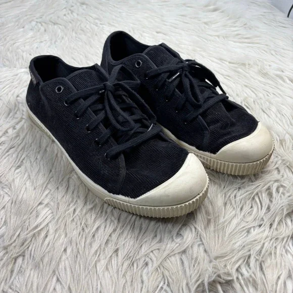 Keen Men's 9 Black Corduroy Santiago Sneakers Lace Up Preppy Hiking Gorpcore