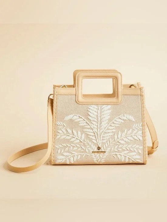 Spartina 449 Raffia Crossbody Palm Reed Purse