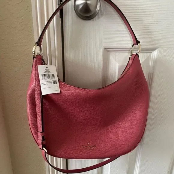 NWT Kate Spade Weston Masons Bricks Leather Large Shoulder Crossbody Bag