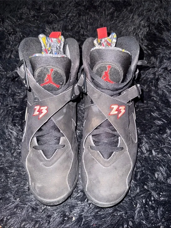 Jordan Boys' Black & Red 23 High-Top Sneakers
