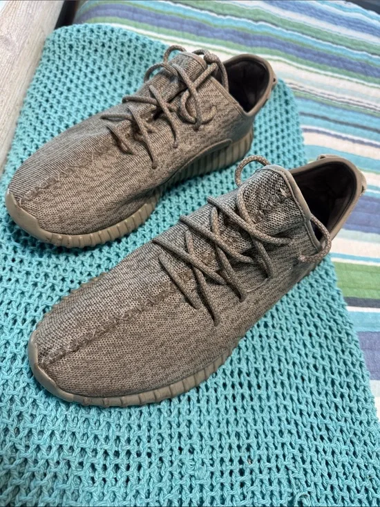 Men’s Adidas Yeezy ultra boost Athletic Sneakers - Gray