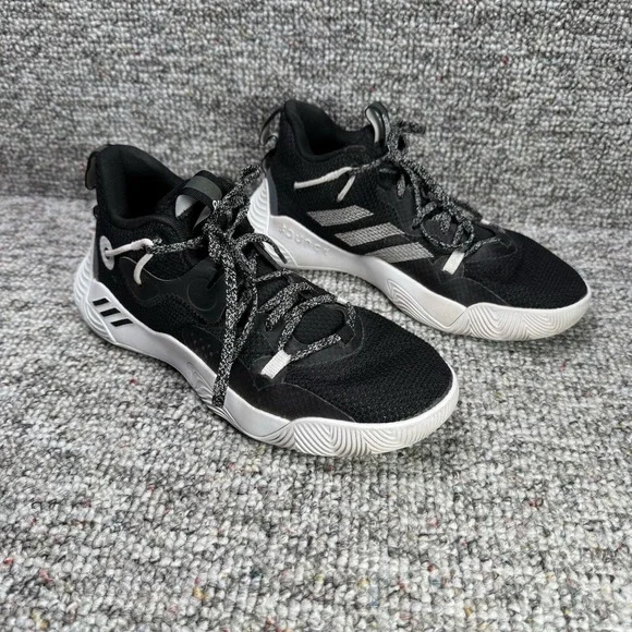 Adidas Harden Stepback 3 Shoes Mens Size 7.5 Basketball Black White GY8630