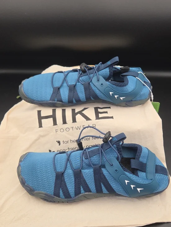 Hike Footwear Caspian Blue Unisex Barefoot Womens 10 10.5 Mens 8 8.5 Euro 41