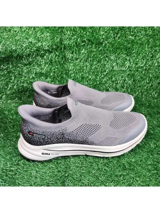 Skechers Slip-Ins Ultra Pillars Gray Slip-On Sneakers Size 10 men's