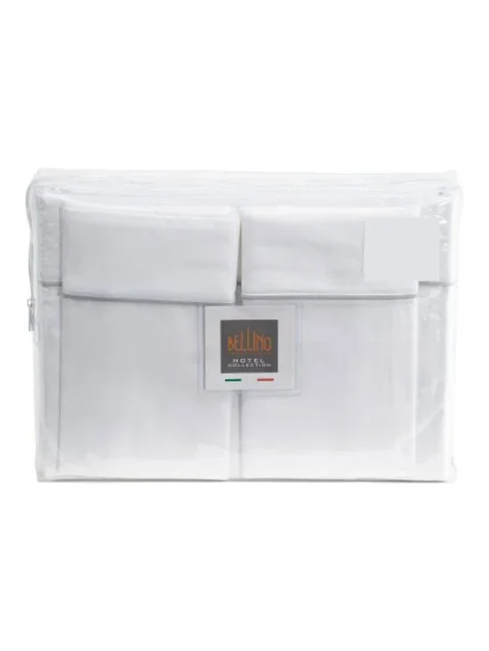 TESSIVAL Made In Italy Cotton Percale Sheet Set