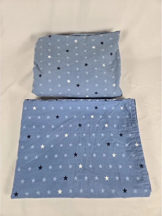 Circo Blue Star Fitted And Flat Sheet Set Twin