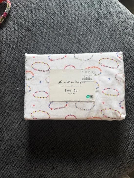 London Kaye Swiftie Bracelet Taylor Swift Inspired Twin XL Sheets