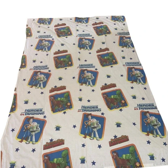 Disney Pixar Toy Story Twin Flat Sheet – Woody, Buzz & Friends  Clean and Bright