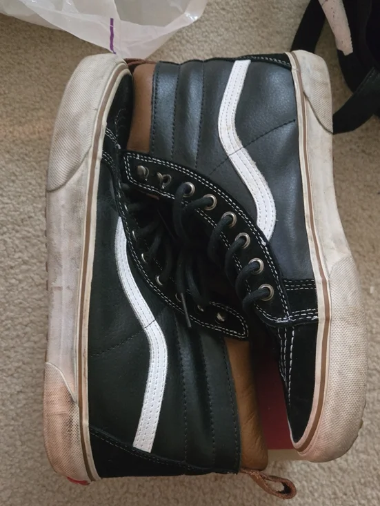 Vans Sk8-Hi MTE Black/Brown Men's Size 12