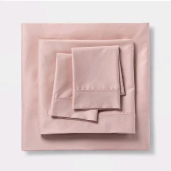 Threshold 500TC Blush Pink 3pc Twin/Twin XL Sheet Set NWT – Luxury Sateen