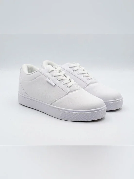 Heelys Men’s Size 12 White Skate Shoes Sneakers Hidden Wheels Like New