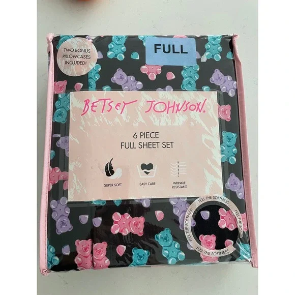Betsey Johnson Full Sheet Set