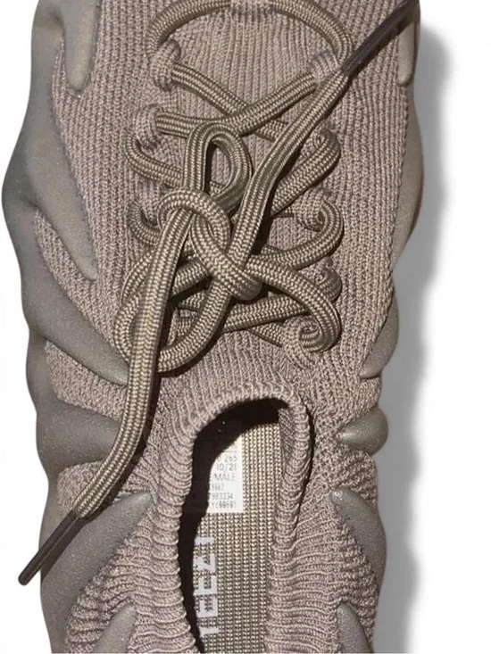 Adidas Yeezy 450 US 9 Knit Lace-Up Sneaker in Taupe