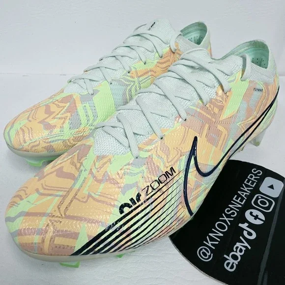 Nike Zoom Mercurial Vapor 15 Elite FG Bonded Pack DJ4978-343 Men's Size 10.5