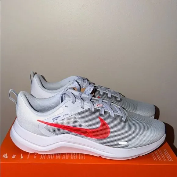 Nike Downshifter 12 Grey Crimson DD9293-006 Men’s Size 11.5