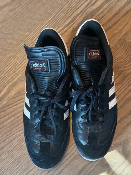 adidas Black & White Samba Low-Top Sneakers