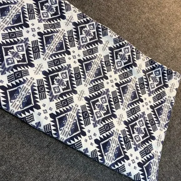 Pendleton Twin Cotton Flannel Sheet Set Blue Southwestern Aztec Lodge Bedding