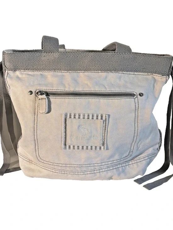 Abercrombie & Fitch Canvas Tote Bag Y2K