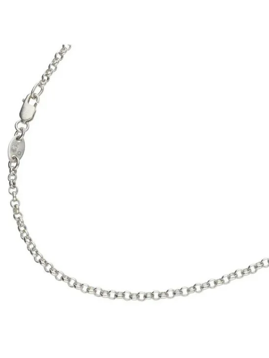 Chrome Hearts Roll Chain Silver Necklace