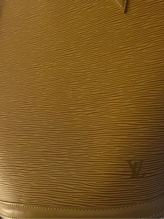 Louis Vuitton Epi Saint Jacques Yellow Shoulder  Bag Leather
