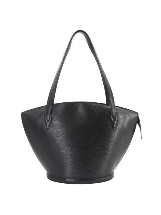 Louis Vuitton Epi Saint Jacques Shopping Tote Bag Leather Noir Black