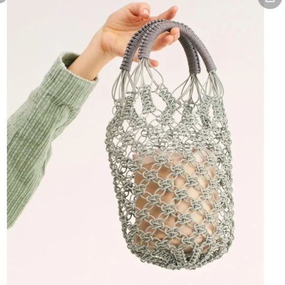 New Free People Jelly plastic bag and baseball hat