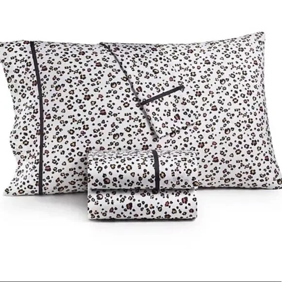 Whim By Martha Stewart leopard print Twin Sheets‎