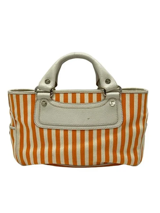 Celine Tote Bag Boogie Ivory Leather